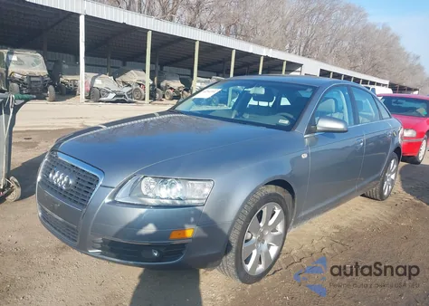 2007 Audi A6 3.2 from USA, damaged, VIN WAUDH74F87N083284